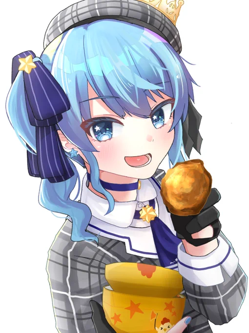 からあげクンをわけてくれるすいちゃん #ほしまちぎゃらりー 