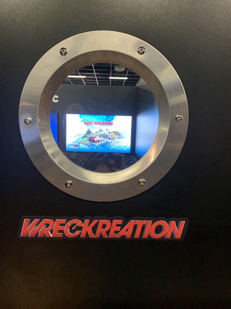 A peak through the round window ! #wreckreation at #Gamescom