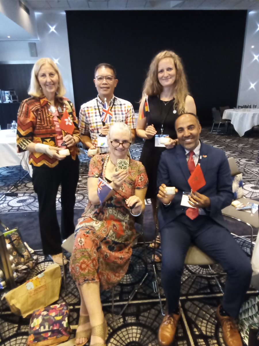 NZ gift sharing with Said @ Morocco and our delegate table <a href="/OTNZWNA/">OTNZ WNA</a>