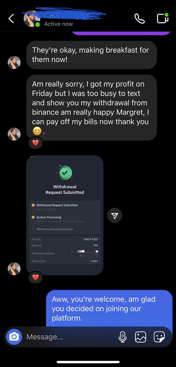 Margretfxt01's tweet photo. It makes me happy when I get this kind of testimony I so much love our Automated trading platform. Hit me up here on Twitter or IG 📩to get more info on how you can raise that capital for your business 😊 https://t.co/ziL4OWbXjf