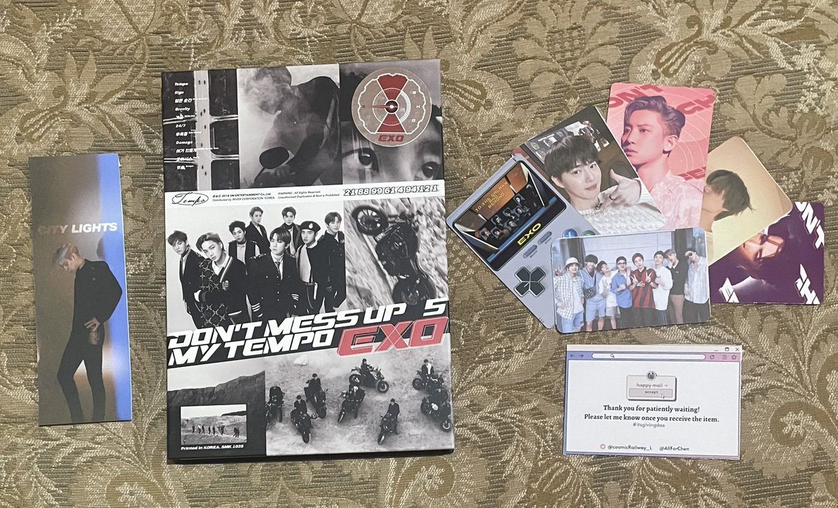 raaandom_xoxo's tweet photo. received my album na po ate shen!! thank you so much po uli 🥰 @cosmicRailway_L @AllForChen 
#itsgivingdae #Daejoiners https://t.co/KxH7of85X6