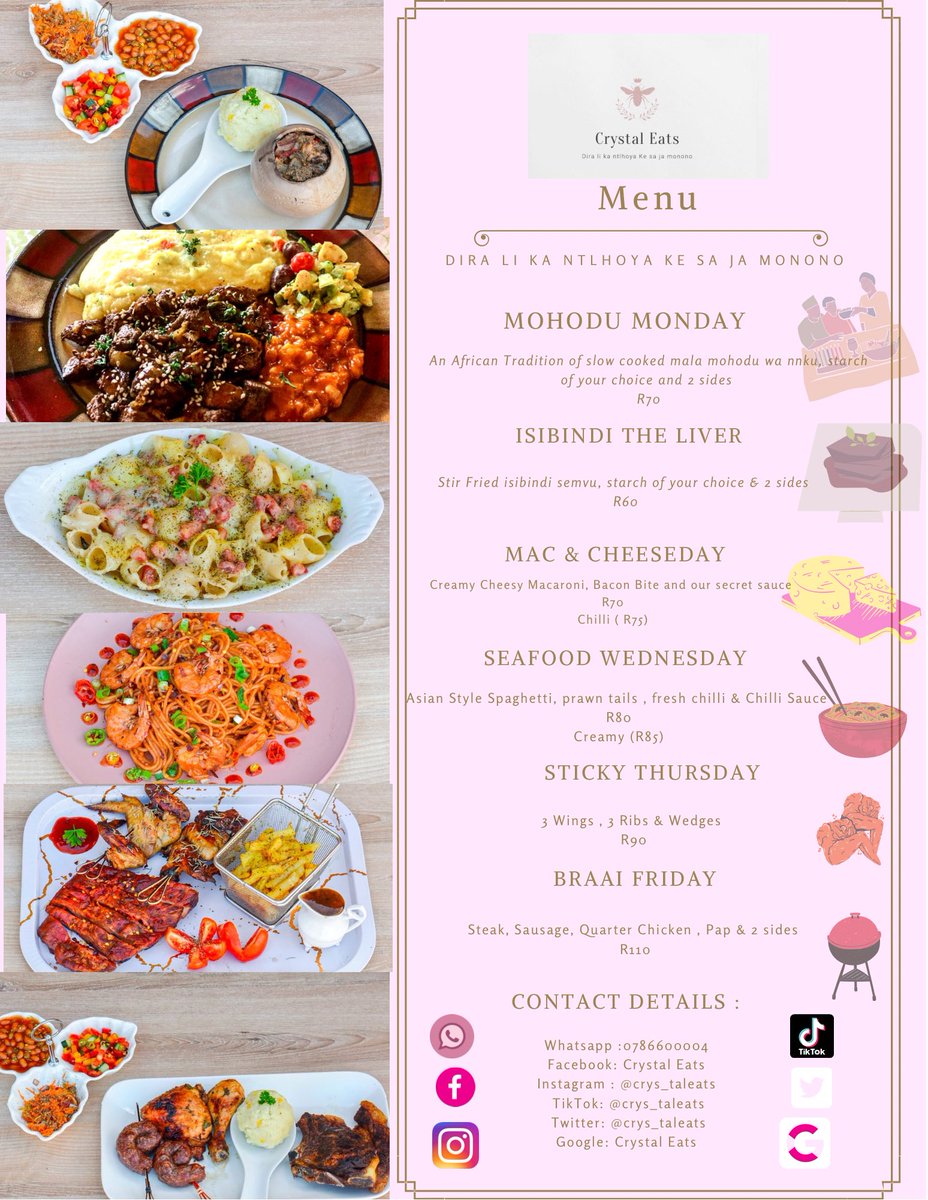 KseuoeSeuoe's tweet photo. @MusaKhawula While you’re here Please support my business @crys_taleats https://t.co/UR2eAtmx0n
