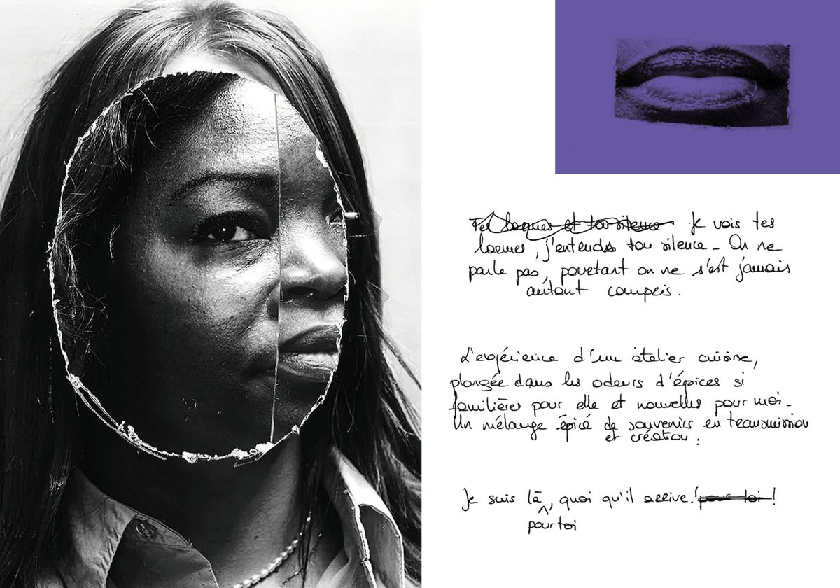 CASP_asso's tweet image. #ROBOTECA - 5/5 Série de portraits-robots. 
Nouveau #portrait issu de la superbe série Roboteca, des portraits composés de photos, symbole de mixité sur lesquels viennent se poser les mots/maux des hébergés et salariés du CASP.
@SéverineSajous #solidarité #humanité #mixité