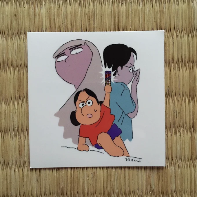 ススステッカーも作りました! 