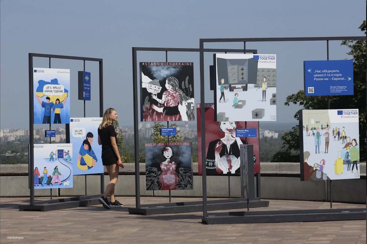 GermanyInAfrica's tweet photo. The EU🇪🇺 delegation in Ukraine🇺🇦 has launched "Together - We Are Europe".
This campaign aims to reach as many Ukrainians as possible to discuss the #EU's steadfast support, solidarity, and help to #Ukraine since Russia's war of aggression.
More⬇️
https://t.co/pvjqhFRMPy https://t.co/eAjKiSQkqY