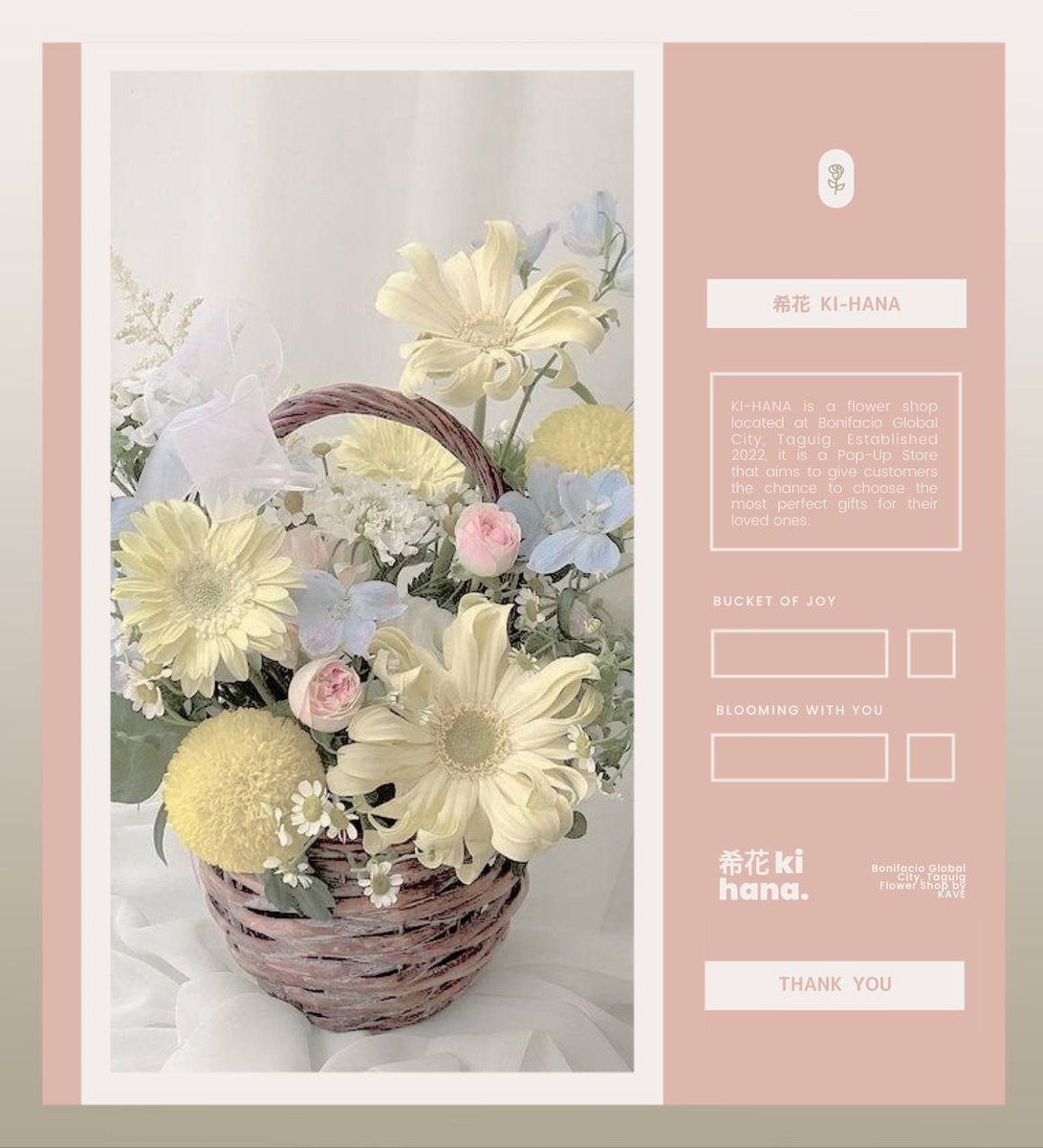 ordermails's tweet photo. ㅤ

希花   ♡⃞  kihana
for you,  @xinticigs.
with love, Kōji.
‣  Flowers for you! :)  

ㅤ https://t.co/QaF4JwhZUD