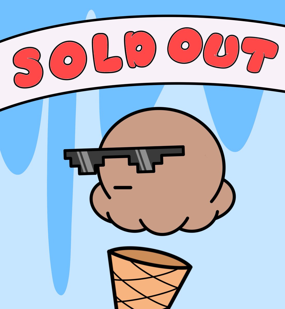 blockchainobust's tweet photo. SOLD OUT &amp; FEELING COOL 😎

https://t.co/Hi5Y2VvD9p https://t.co/UDTyKUEFKv