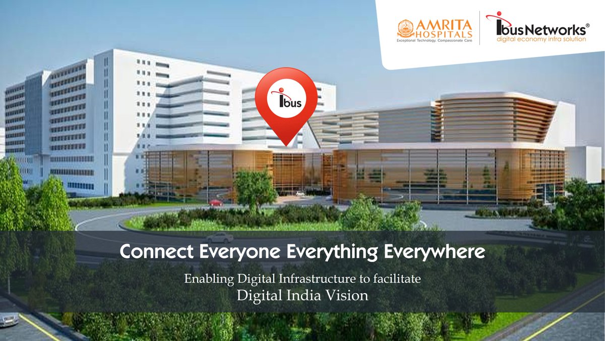 ibusglobal's tweet photo. #iBusNetworks enabled the digital infrastructure of India's largest multispecialty hospital- Amrita Hospital, Faridabad. Our Honorable Prime Minister #NarendraModi is inaugurating the site
#digitalinfra #IBS #conncectivity #PMOIndia #ibus #Amritahospital https://t.co/VVE1aYjS1C