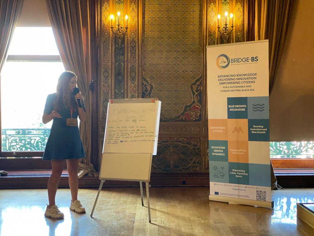 BRIDGE_BlackSea's tweet photo. @gizemakkus_ @METU_IMS @TudavTudav @METU_ODTU @EU_Commission @BlackSeaYouth After informative and inspiring lectures, 1st day of BRIDGE-BS #summerschool ended with an interactive workshop.

As a group assignment, #ECOPs came together to identify the main challenges of #MarineLivingResources &amp; share their suggestions on how to act for healthier #BlackSea https://t.co/Z2MjdIg5dk
