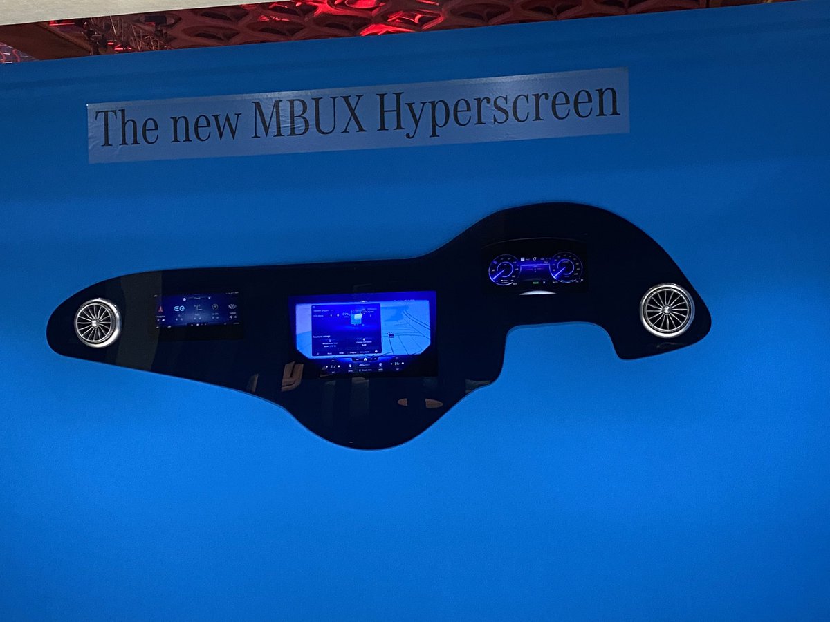 YogenPratap's tweet image. The new #MBUX #Hyperscreen with 3 display areas makes its debut in India with the @MercedesBenzInd #EQS #AMG53 @AUTOTODAYMAG