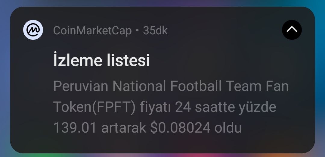 PeruToken's tweet photo. Yüzde 139.01 artış 🚀🚀🚀🚀🚀 Peru Fan Token 💪💪💪 @onuraltantan @bcagdascaglar  @MEXC_Global @HuobiGlobal @BullsCoin @Selcoin @binance @bitcicom @cz_binance @SeleccionPeru @kinnaoo @sonerdemir77 @swordali48  @bitcidervishi @_Bitmania_  @BitciVoley  @BitciBrasil @RealYoyowbu https://t.co/mUtwsepaFc