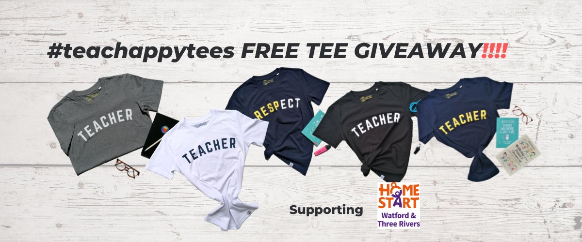 🚨FREE GIVEAWAY KLAXON!!🚨

#teachappy are giving away 3 free #TeachappyTees of your choice and size*

Simply RT to enter. Let your friends know! Winners announced tonight at 10pm!!! Don't miss out! 

*subject to stock availability
