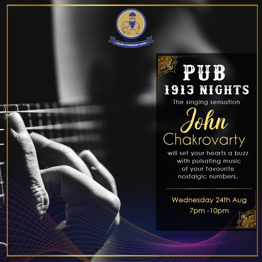 Come listen to some live music tonight. We have John Chakrovarty and band playing, great drinks and food at PUB 1913.

#livemusic #foodanddrinks #wednesdayvibes #eveningtime #partytime #foodiesofindia #BandParty #musiclover