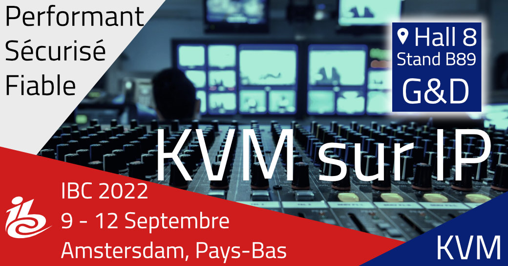 Sur l' <a href="/IBCShow/">IBC</a>, venez voir la démonstration de #KVM sur IP sur le stand <a href="/gdsys/">Guntermann & Drunck</a> Hall 8 B89

Pour prendre rendez-vous, c'est ici : bit.ly/DM-ICB2022

#KVMIP #KVMoverIP #4K #IP #UltraHD #video #IBC2022