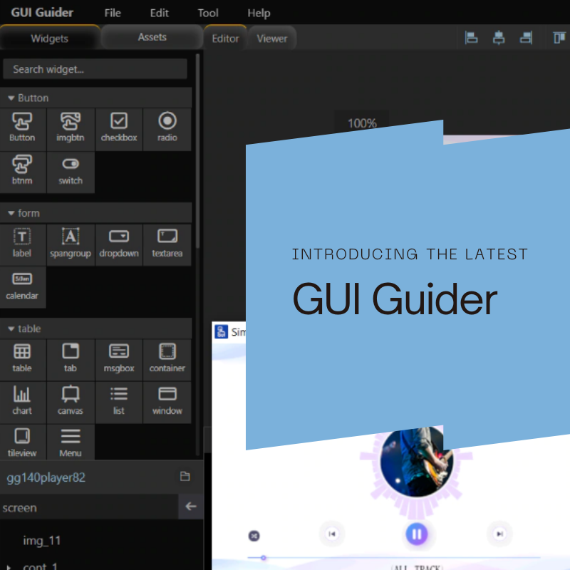 NXP's tweet image. Meet our GUI Guider 1.4.0, the user-friendly #GUI #DevelopmentTool! This release comes with exciting usability and performance improvements. Looking for RT-Thread RTOS support? We’ve got it. Custom GUI resizing? No problem! Widget shadow? Gotcha covered: ow.ly/xcvs50KqU8C
