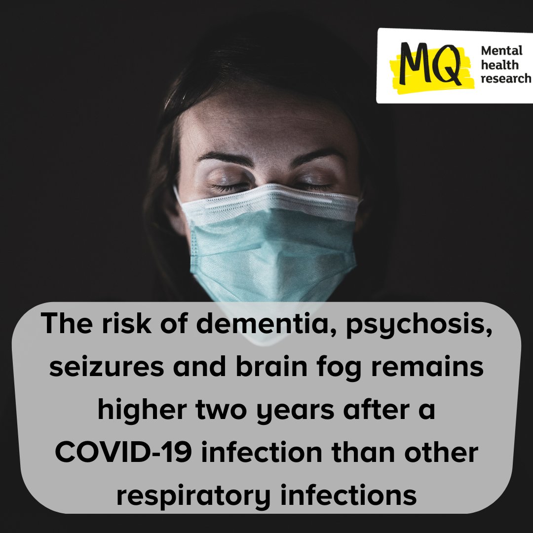 MQmentalhealth's tweet photo. New research by @OxPsychiatry published in @TheLancetPsych shows that 2 years after a #COVID infection the risks of neurological and psychiatric conditions remain higher than after other respiratory infections.
🧵1/ https://t.co/2tLmvreEbi