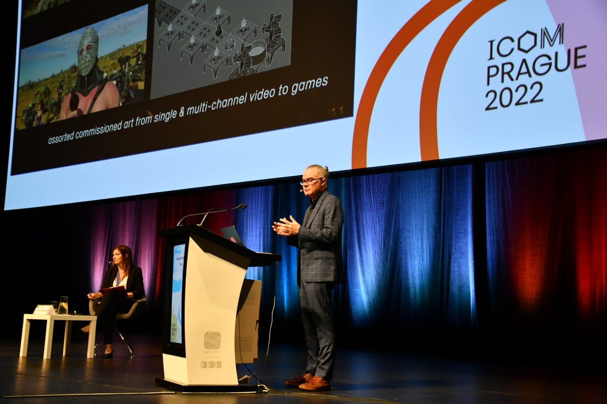 Are new web technologies liberating? Reflecting on the #museum of the future with Seb Chan as his keynote speech opened #ICOMPrague2022 DAY 3 <a href="/sebchan/">Seb Chan</a>