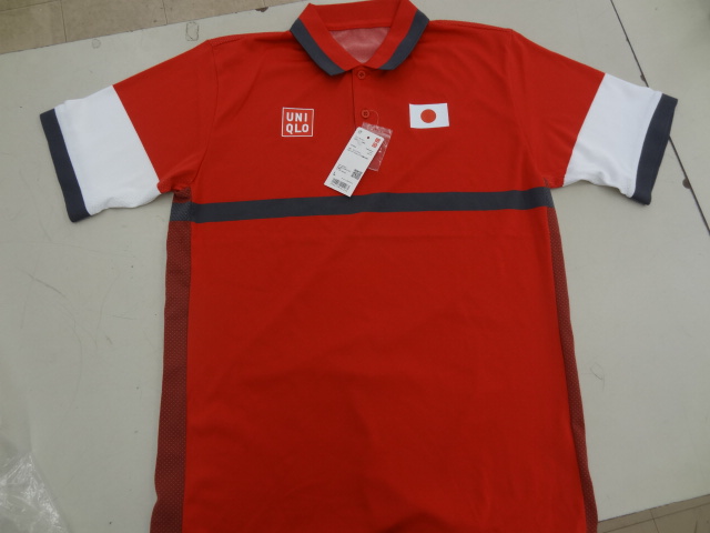 oh_numadu's tweet photo. #UNIQLO さんの #錦織圭 選手 #東京オリンピック 着用モデルのユニフォームが入荷したオフ♪
準々決勝で #ジョコビッチ 選手に敗れてしまったオフが日本に多くの感動と興奮を届けてくれたオフね！
これを着るだけで胸の日の丸から凄いプレッシャーを感じれそうなそんなかっこいいユニフォームオフね🍀 https://t.co/13BgNvhBb7