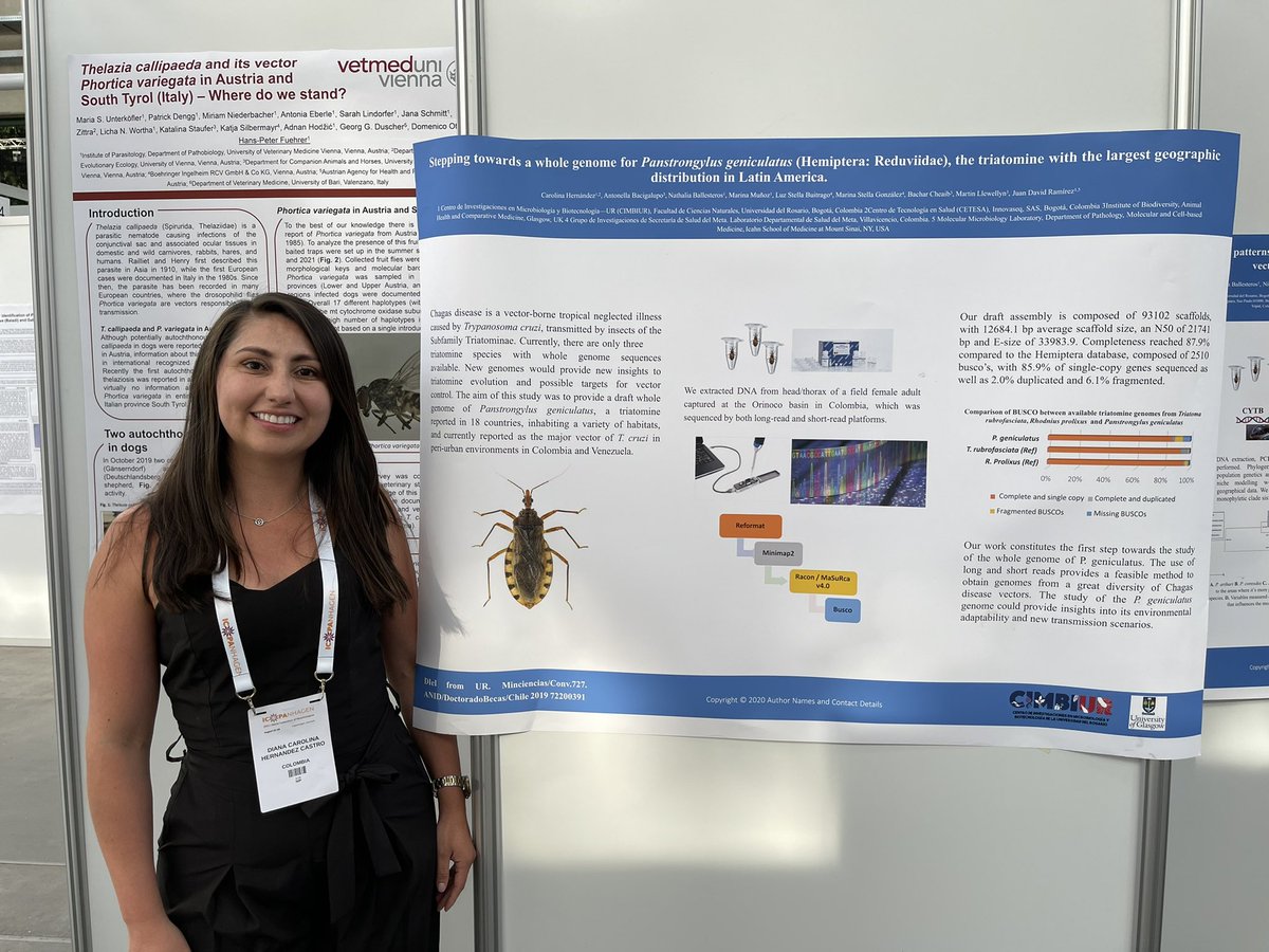 <a href="/LissaCruzi/">Lissa Cruz-Saavedra</a> <a href="/AdrianaCastill_/">Adriana Castillo Castañeda</a> <a href="/DcaHernandezc/">Carolina Hernandez</a> excelling in their poster presentations at @ICOPAnhagen @fcn_ur <a href="/URinvestigacion/">Investigación UR</a> <a href="/URosario/">URosario</a>