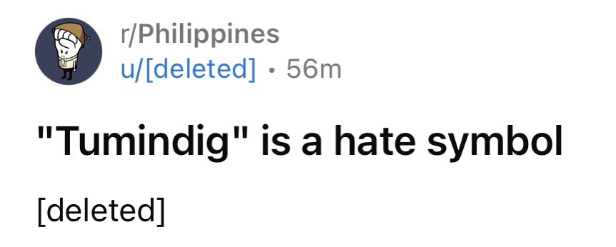 hindi niya napanindigan i guess 💁🏻‍♂️