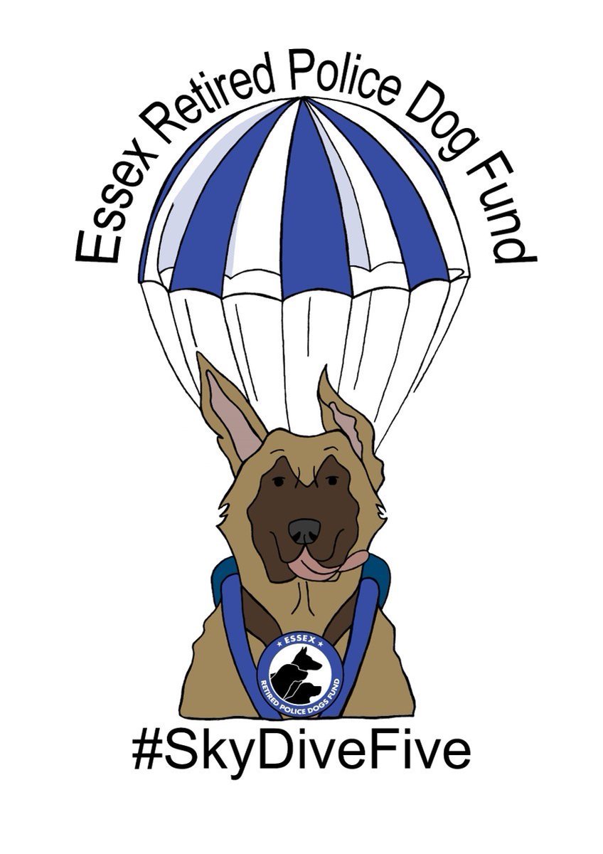 ERPDF's tweet photo. Wed, Thu, Fri, Sat, &amp; ...
Sunday 28th August THEY JUMP !
Skydive For ERPDF
https://t.co/4cFgTCGhZG

Fundraiser for Essex RPDs 
in memory
of Police Dog Mitch

Pls support these brave folks.
Here's some of the team
Cheering is expected 🐾💙🐾
More news every day...
@neatanddame https://t.co/dBMAHl6h4k