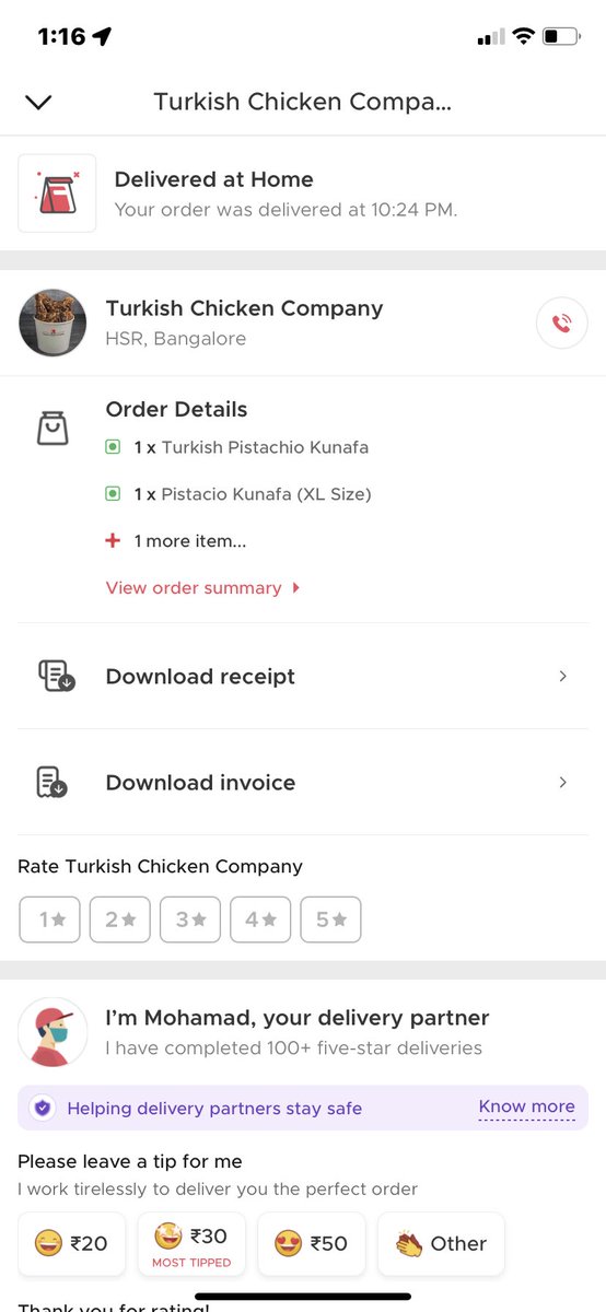 AakankshaMehra's tweet photo. Meanwhile on @zomato  

Abuse and no safety. I am not sure what action has been taken. but surely concerned on the safety as this person has the location. Cc @deepigoyal https://t.co/C1T1heHIJ7