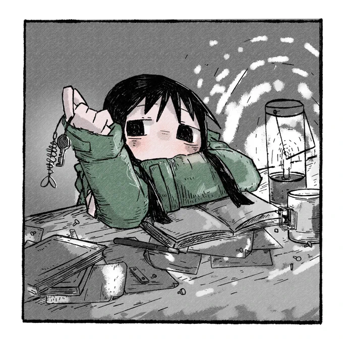 70.
追憶
#少女終末旅行 
#100日チャレンジ 