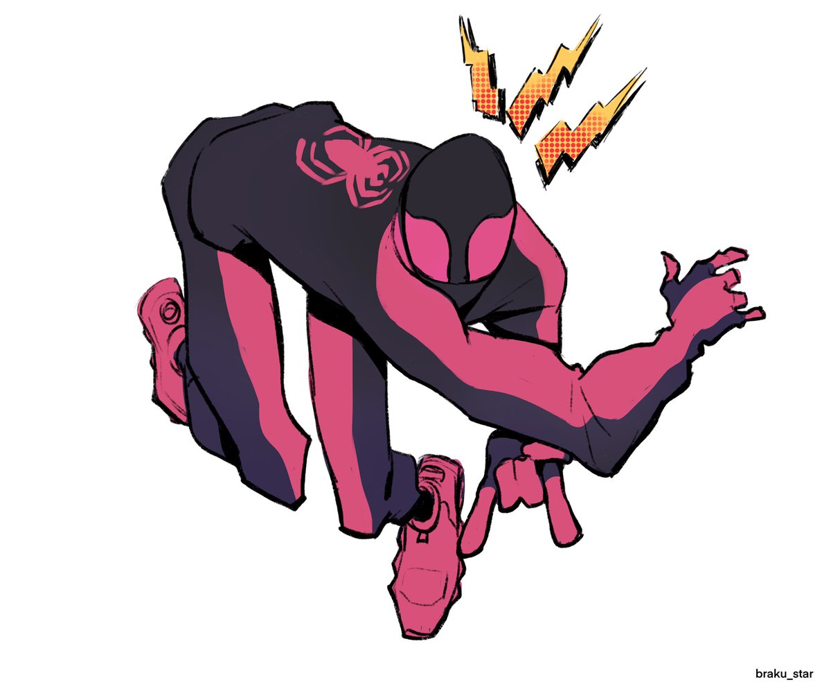 「Warmup Spidey to start off the work day.」|Kofi Ofosuのイラスト