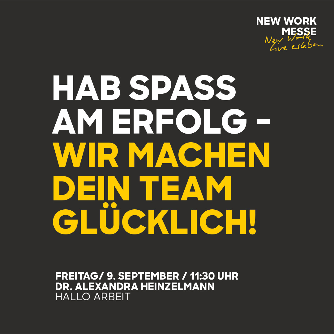 Dr. Alexandra Heinzelmann, Expertin für Organisationsentwicklung, hat sich zur Aufgabe gemacht Dein Team glücklich zu machen. 🤗 In ihrem Vortrag am 09. September zeigt sie deshalb vielen Beispielen, wie Raumkonzepte das Wohlbefinden der Mitarbeitenden unterstützen. 😌