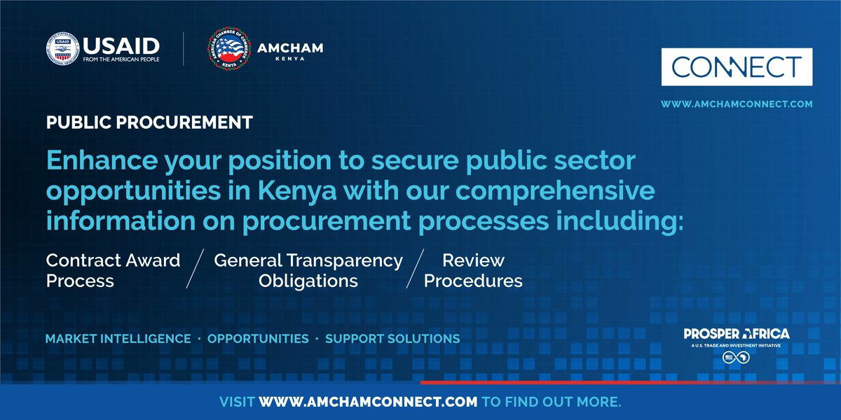 AmChamKE's tweet image. Enhance your chances of success with comprehensive information on the public procurement processes in Kenya. Visit buff.ly/3cvRO9w  #GrowYourBusinessinAfrica #AmChamConnect