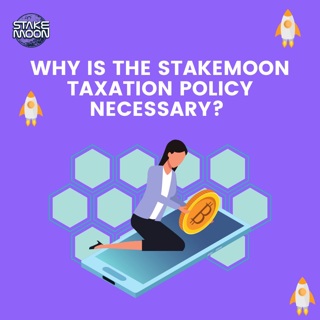 stakecoins's tweet photo. π The #StakeMoon taxation policy:
Β· Discourages day traders and market speculators from buying and selling Stakemoon for short-term gains.
Β· Encourages long-term holding by rewarding them with part of the tax collected from the buyers and sellers of Stakemoon in the market. https://t.co/4oxHvvYksj