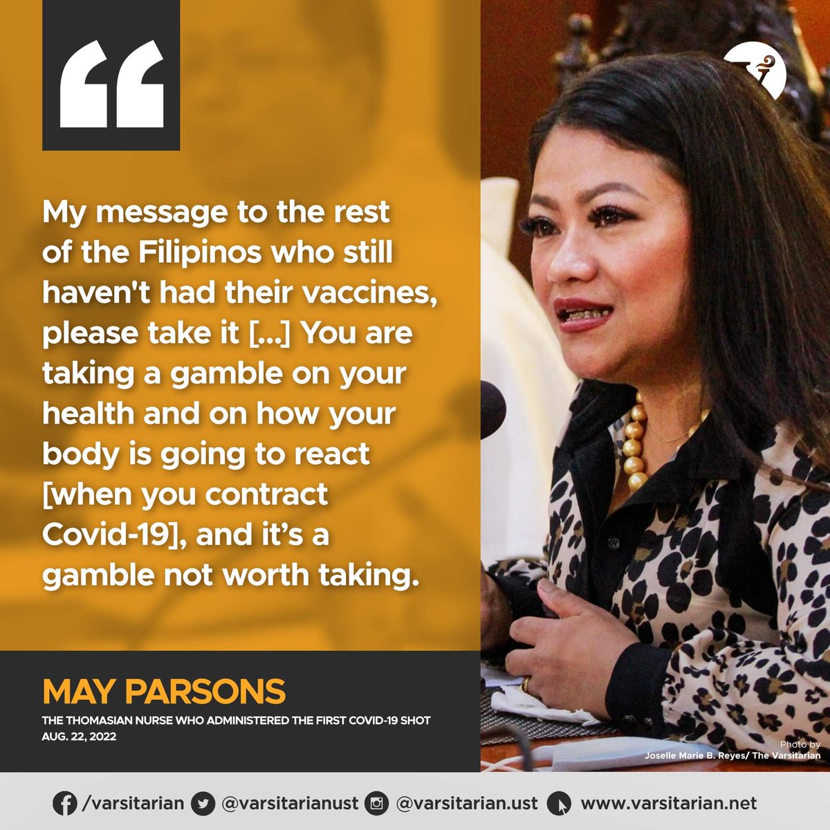 The Varsitarian tweet media