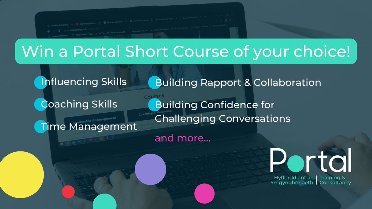 PortalTraining's tweet photo. This summer, we’re telling you all about our Short Courses, a range of self-guided courses available 24/7 via the Portal website. For your chance to win one, just follow us and comment a lucky emoji below! Competition closes on 31st August. https://t.co/JJ6poulc2C