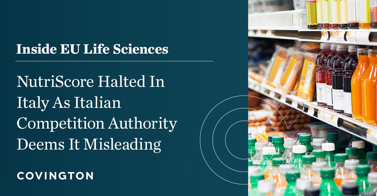 StephanPetersNL's tweet photo. The Italian #Competition Authority has ruled that the #NutriScore labelling must be discontinued in Italy because it deems it misleading consumers. 

Read more about the background of the decision and its consequences here https://t.co/o7ikaZCSSw https://t.co/JgGLJm64mx