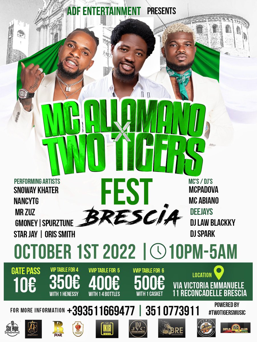 allamanoCFR's tweet photo. Mc allamano live in Brescia October 1st https://t.co/VyxYxJP0O6