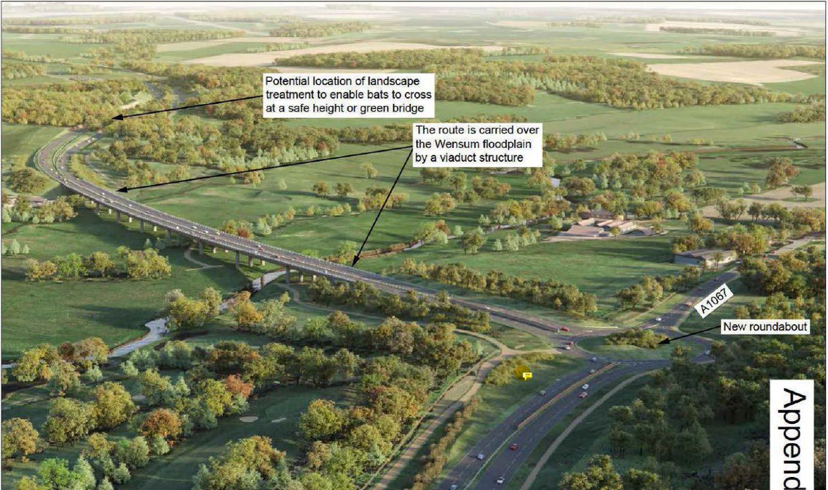 WWoodlanders's tweet photo. Fantasy and reality! The council promise a “drainage pond that will provide new habitat for a number of species” &amp; the planting of “native trees, shrubs and other plants." The REALITY in the NDR? Dead saplings and a fly tipped drainage pond. FAILED mitigation &amp; habitat creation! https://t.co/vkxZNE2yN9