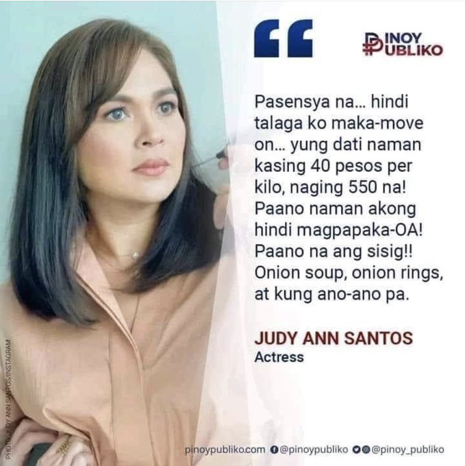 RolfPolpi's tweet photo. Problema kapag dumami ang sangkap !¡ Kaya kung wala kang kakayahang mag-adjust, wala kang utak !¡ Artista ka, ang negosyo mo ay sangkap ng sibuyas sa mahal na presyo-Published on the spot sa post !¡ Saan ito nauugnay..government ?¿  @judyannskitchen  @judyannesantos https://t.co/YaGNpBaG8u