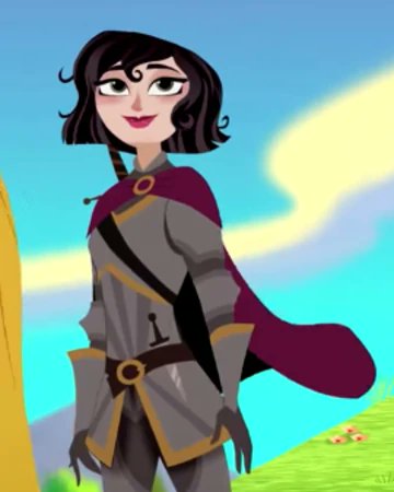 the Filipino character of the day is  Cassandra from the Tangled series (headcanon)! her pronouns are she/her. she is canonically a lesbian!