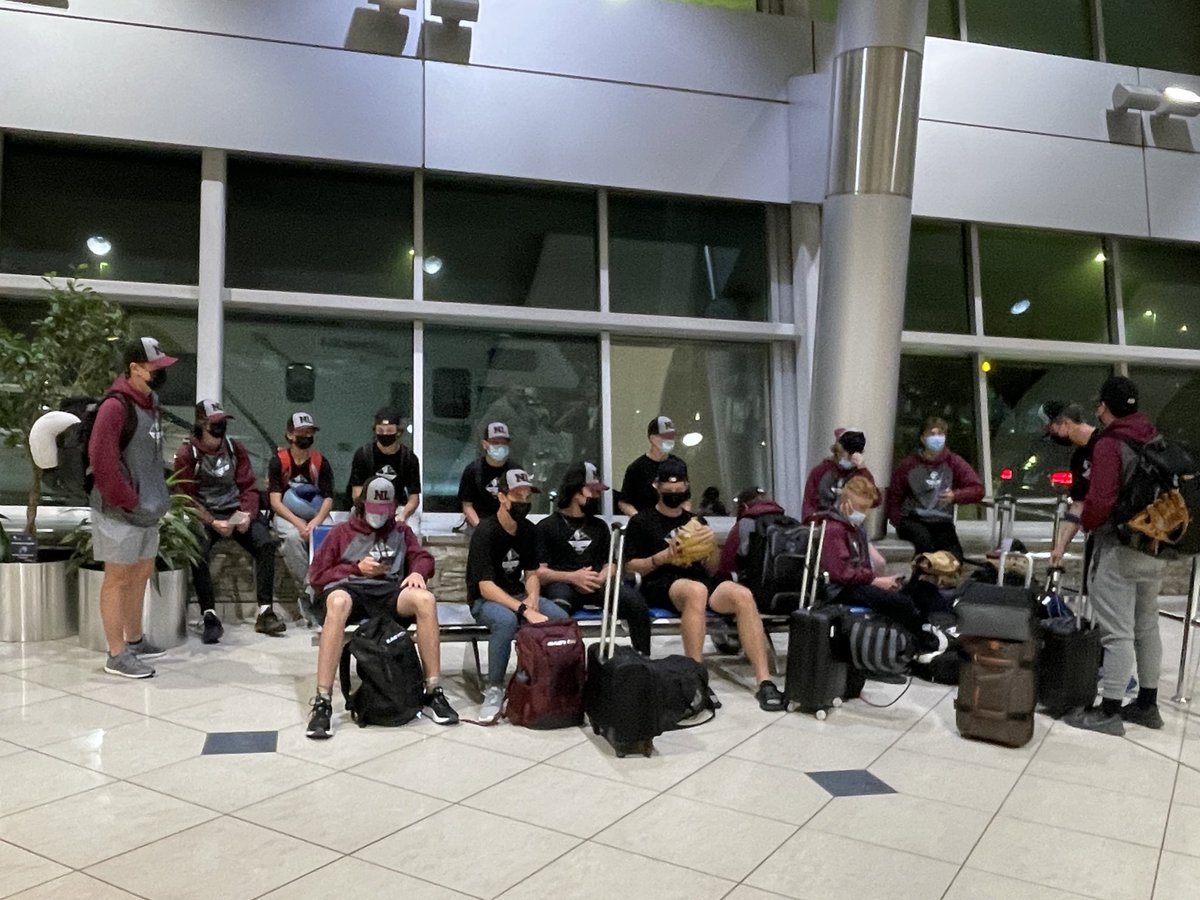 U15TeamNL's tweet photo. Early morning flights, but we are Otw to the Nationals! @gregwill19 @BaseballNL https://t.co/TyTcI88URY