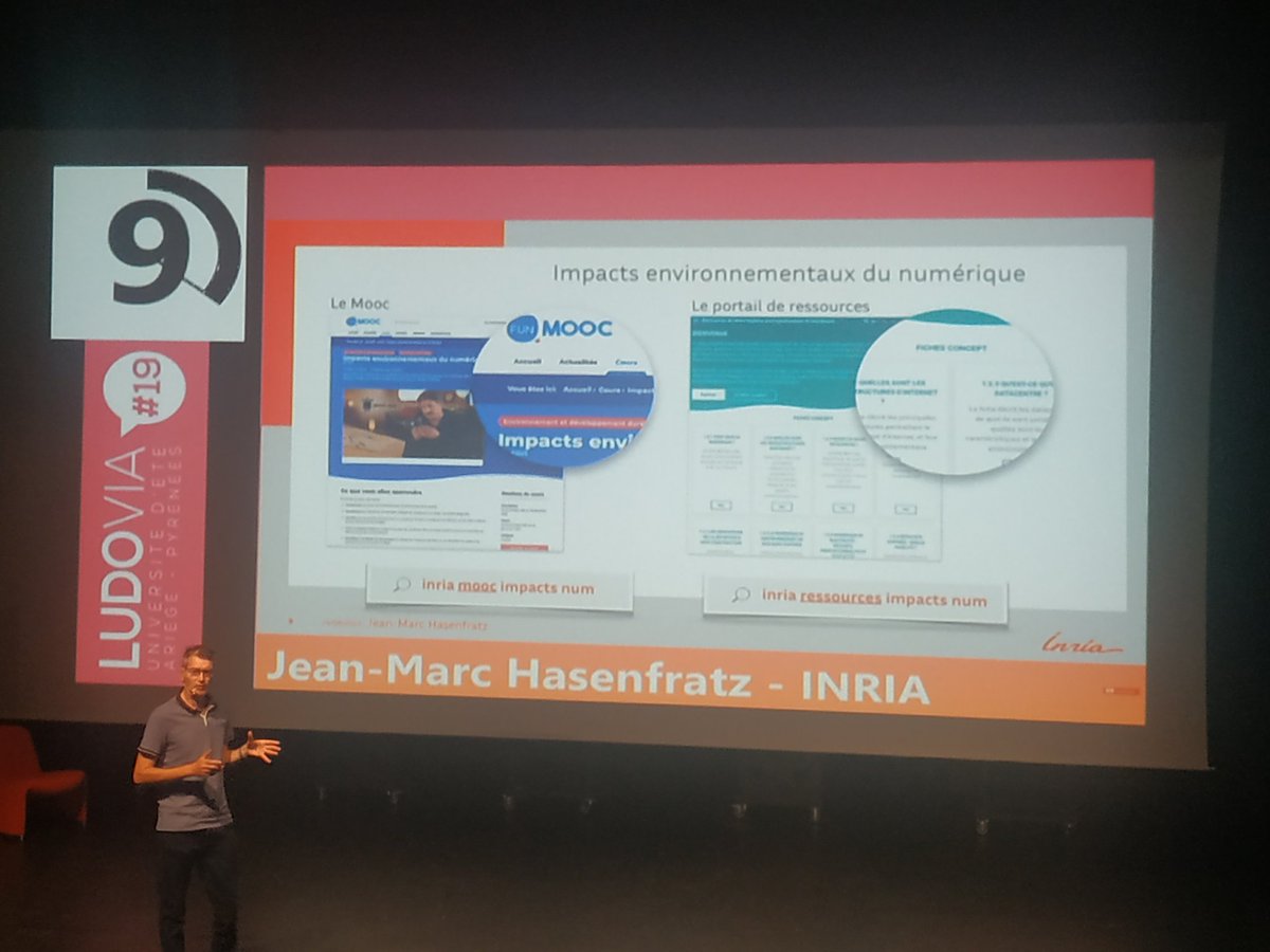 StephaneLastere's tweet photo. #Peshakucha de J M Hasenfratz @Inria
➡️La sobriété numérique : les impacts environnementaux du #numérique (#MOOC disponible sur @FunMooc ), présentation des #EPOC https://t.co/oIRoGG0JTH