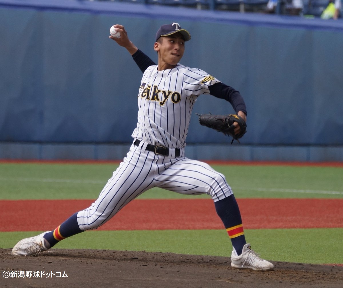 niigatayakyu's tweet photo. 【高校野球】帝京長岡の茨木秀俊投手がプロ志望届提出を表明。今夏の新潟大会でチームを準優勝に導いた最速147㌔右腕で北海道札幌市出身。

「プロの世界で今まで以上の活躍をして、お世話になった人や帝京長岡に恩返ししたい。チームを勝たせられる投手になることが目標」と意気込みを語りました。 https://t.co/fn7esJJigl