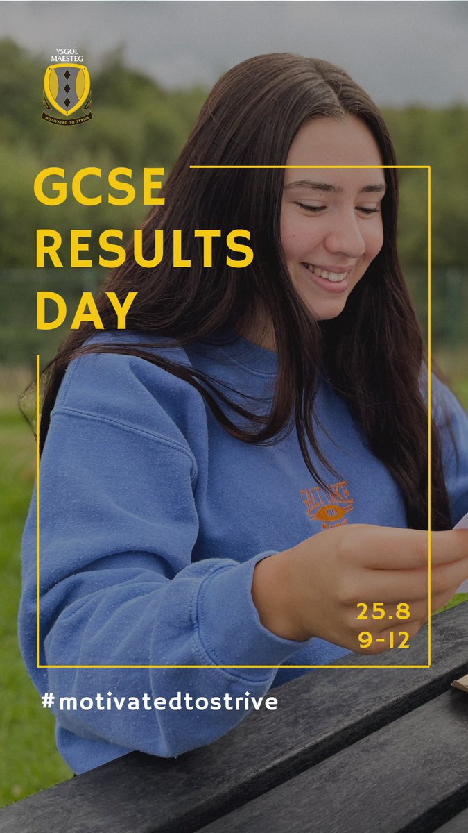 𝗥𝗲𝘀𝘂𝗹𝘁𝘀 𝗗𝗮𝘆 𝟮𝟬𝟮𝟮
𝗚𝗖𝗦𝗘
📍 𝗠𝗮𝗲𝘀𝘁𝗲𝗴 𝗦𝗰𝗵𝗼𝗼𝗹
🕙 𝟵-𝟭𝟮
#𝗺𝗼𝘁𝗶𝘃𝗮𝘁𝗲𝗱𝘁𝗼𝘀𝘁𝗿𝗶𝘃𝗲