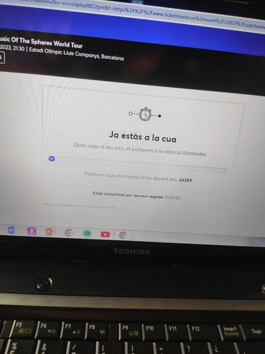 txeellaaa's tweet photo. 24399 persones, quina fucking broma es aquesta😑🥺 #Coldplay https://t.co/lXp3RC4rpW