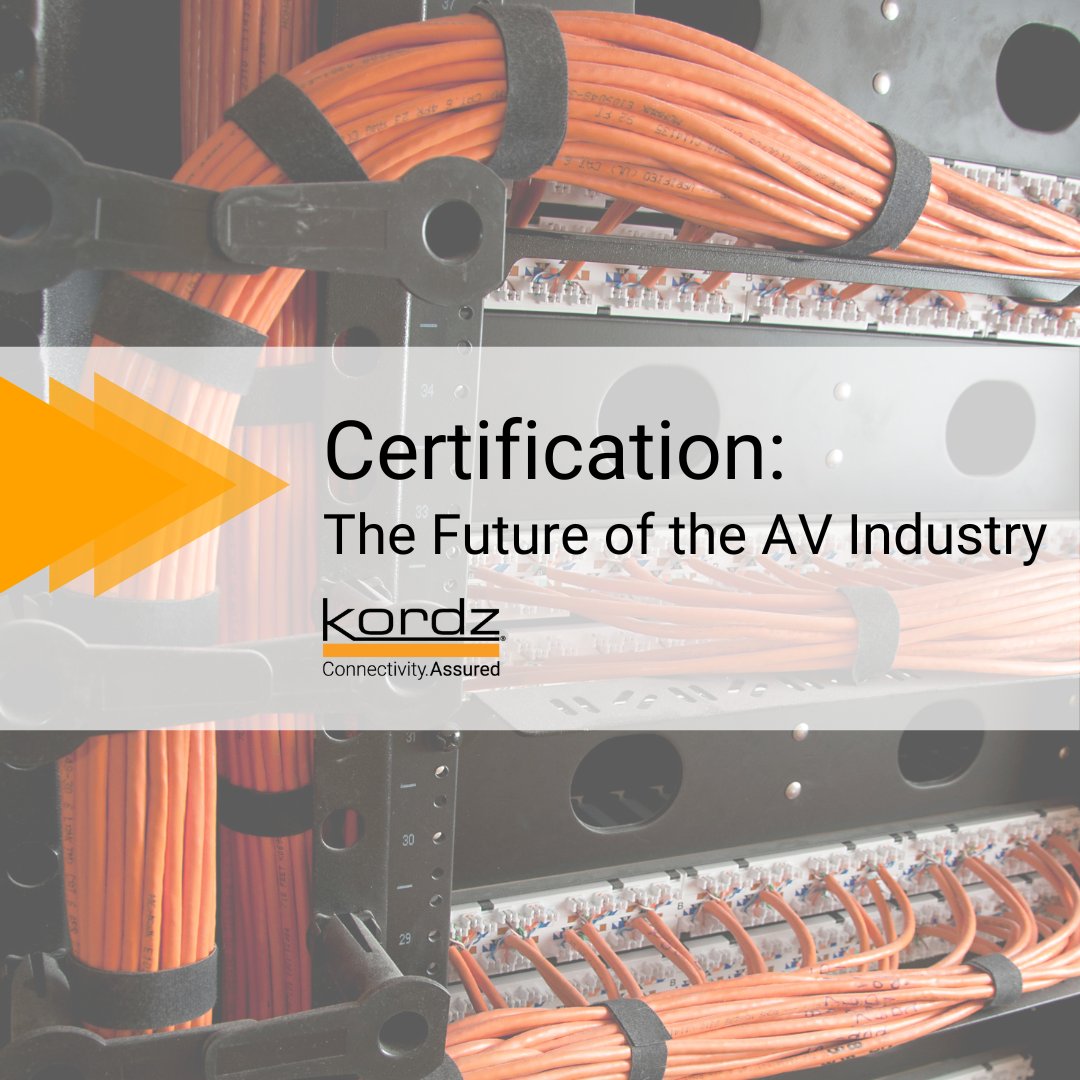 KordzGlobal's tweet photo. For AV customers, using an uncertified cable or #AVprofessional means risking the best & latest features of your TV or display device. Find out why #AVcertification makes all the difference to performance & value at https://t.co/eveoUTiTNz
#kordzglobal #connectivityassured #CEDIA https://t.co/umdoNjNIga