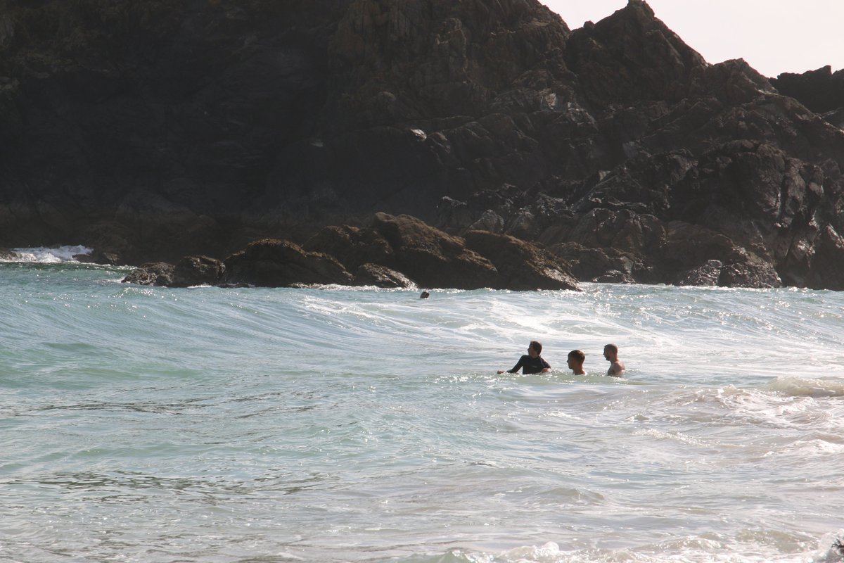 Spot the seal #KynanceCove #Lizard #lovecornwall. This was after it popped up about 4 metres from me swimming whilst swimming in the cove.