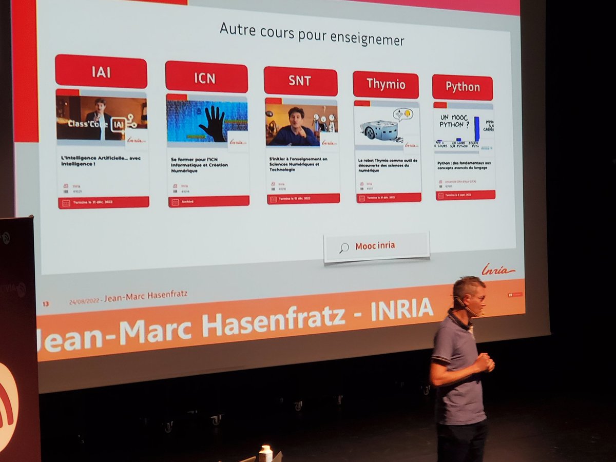 #Ludovia19 <a href="/InriaLearnLab/">Inria Learning Lab</a> <a href="/classcode_fr/">Class'Code</a> <a href="/Edu_Num/">Éducation Numérique</a> Fiere s avoir contribuer à cette jolie production de #mooc ! Merci jean-marc pour cette présentation