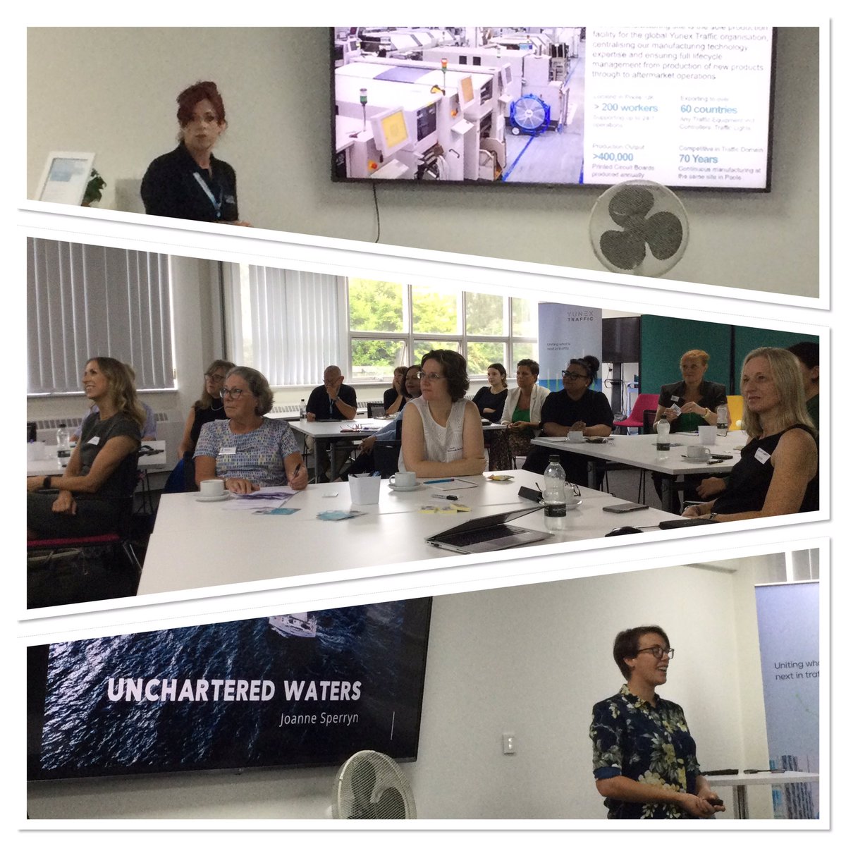 PooleMaritime's tweet photo. How do you navigate unchartered waters?

Inspirational talks from Thea Watts and Jo Sperryn to start our ‘Diversity Drives Growth’ event, kindly hosted by @yunextraffic.

#WomenInMaritime #TogetherWeCan https://t.co/p03J5oeci0