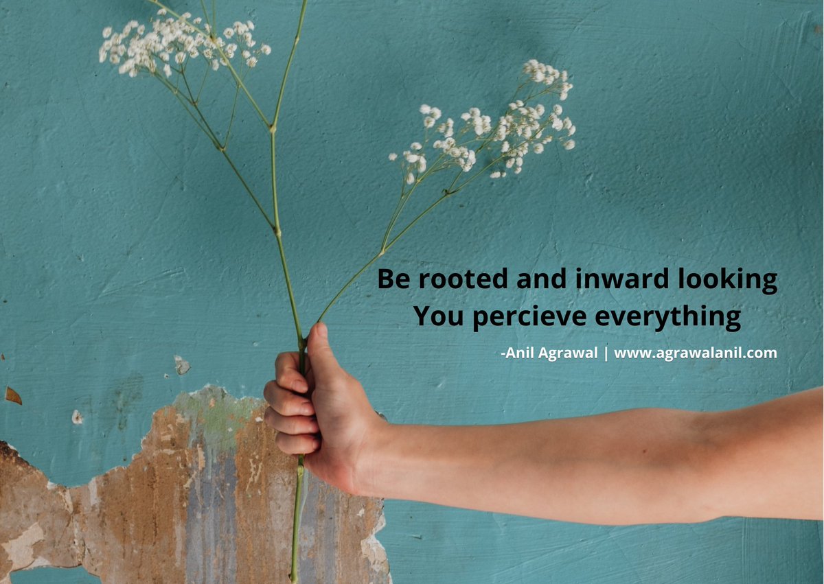 anil_agrawal0's tweet photo. Be #rooted and #inward #looking
You #percieve #everything https://t.co/KGr5LVZNJ2