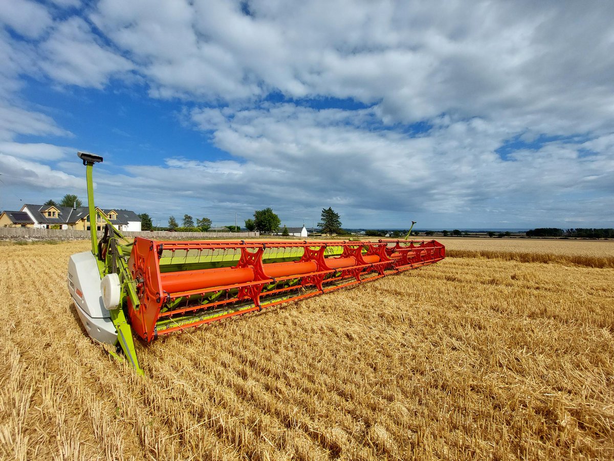scotgrain's tweet photo. This was taken just outside Arbroath before the rain hit.
Incredible amount of harvesting achieved across Scotland so far - we have to remind ourselves it is still August! #Harvest22 #GrowingInScotland https://t.co/FONeLp0CZF