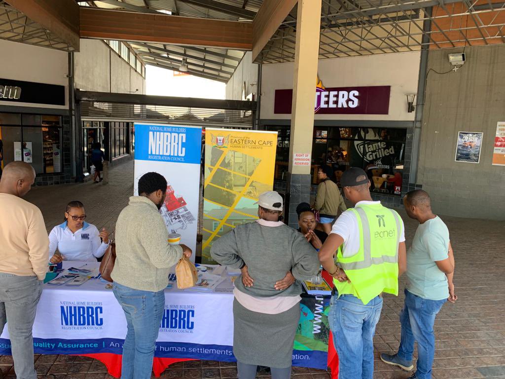 NHBRC on Twitter "The NHBRC together with the Eastern Cape Department of Human Settlements is